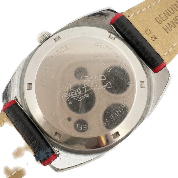 Vintage Condor 125 World Time 21J Men Automatic Wristwatch RondaMatic SwissSteel - Picture 8 of 12